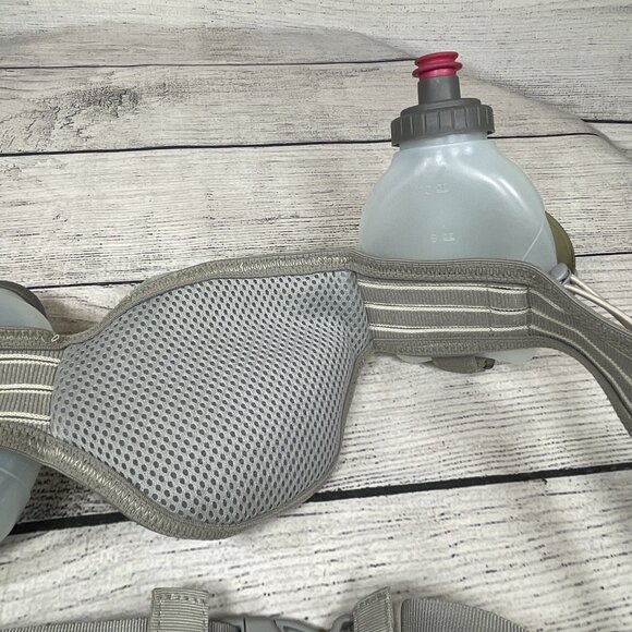 Nanthan Running Cycling Hydration Adjustable Trail Mix Belt with 2 Bottl… - Picture 15 of 15